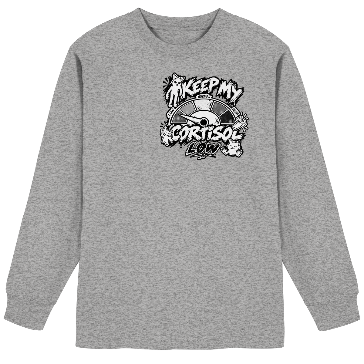 low CORTiSOL - Organic Heavy Oversized Longsleeve T-Shirt