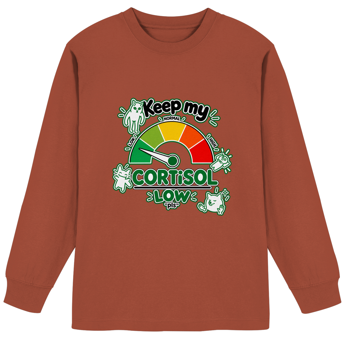 low CORTiSOL - Organic Heavy Oversized Longsleeve T-Shirt