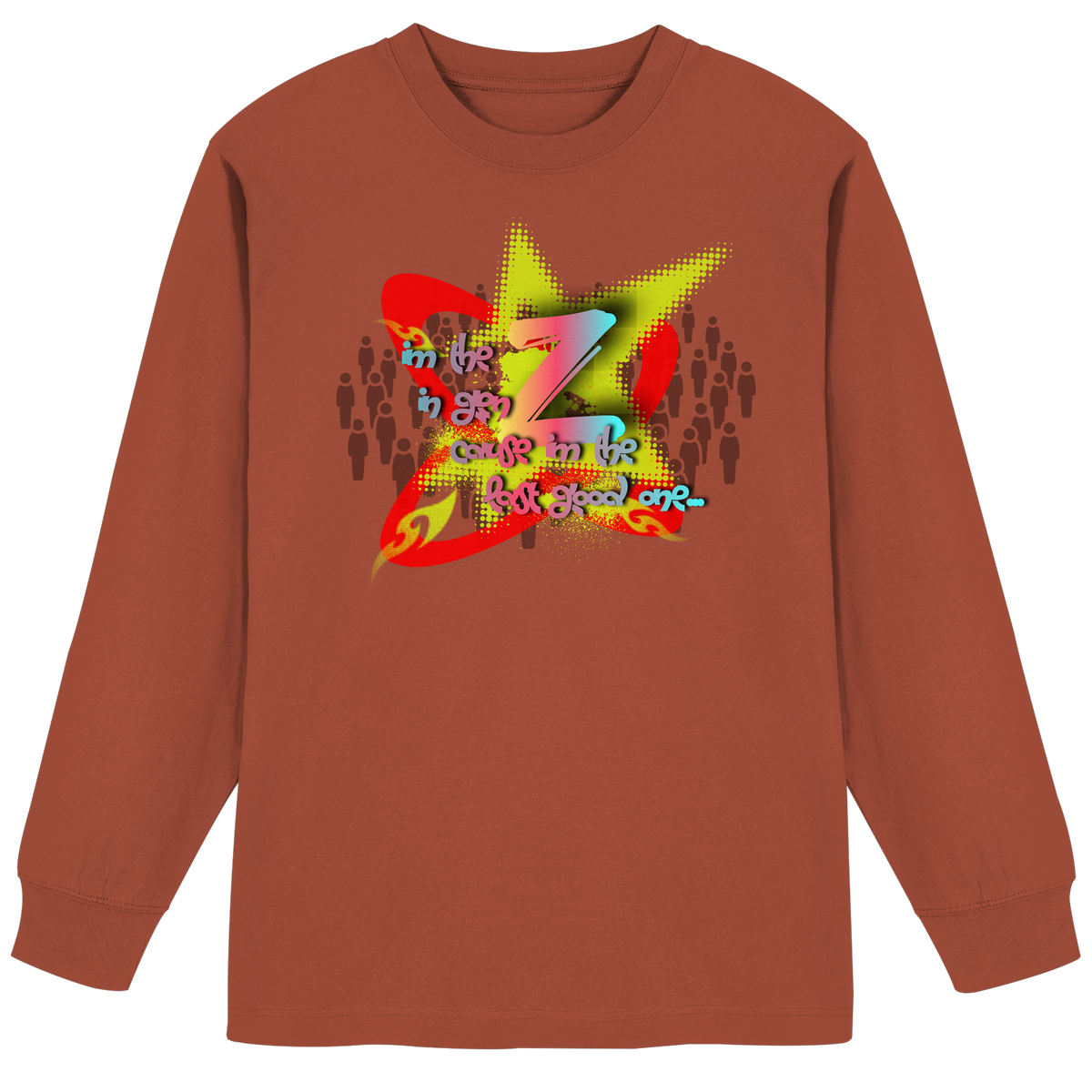 The Rebellion Z - Organic Heavy Oversized Longsleeve T-Shirt