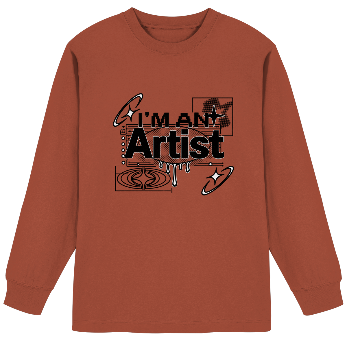 The Artist BASiCS - Organic Heavy Oversized Longsleeve T-Shirt