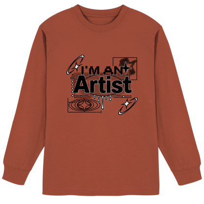 The Artist BASiCS - Organic Heavy Oversized Longsleeve T-Shirt
