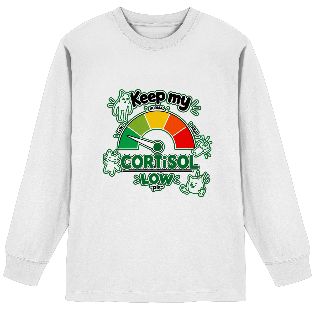 low CORTiSOL - Organic Heavy Oversized Longsleeve T-Shirt