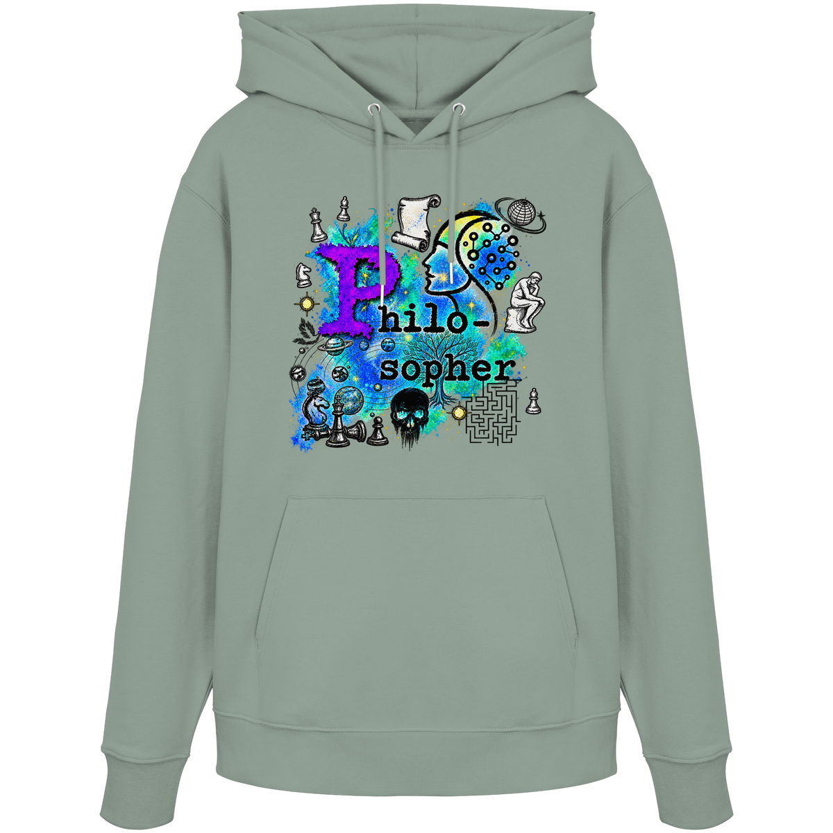 The Philosopher - Organic Hoodie