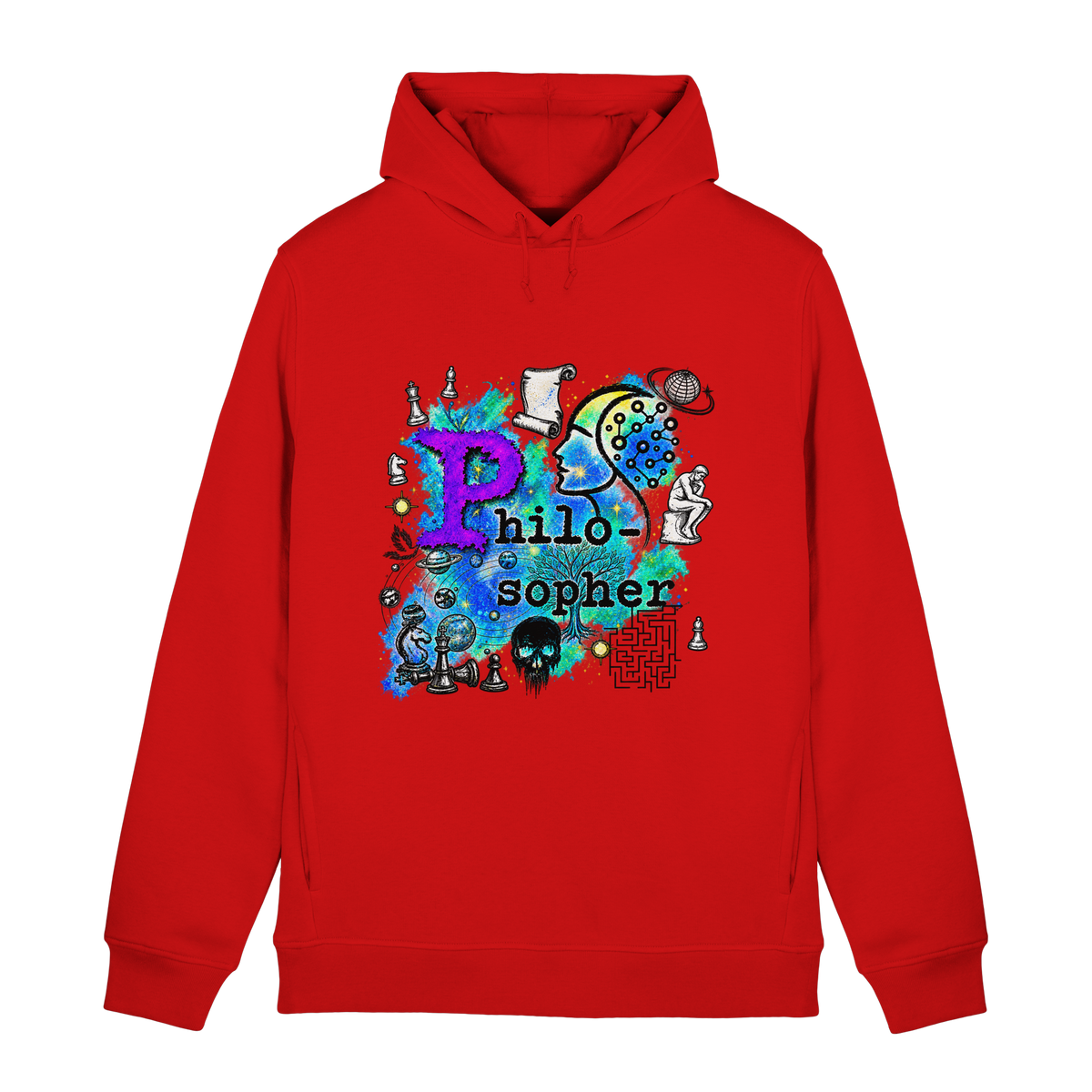 The Philosopher - Organic Hoodie B&C