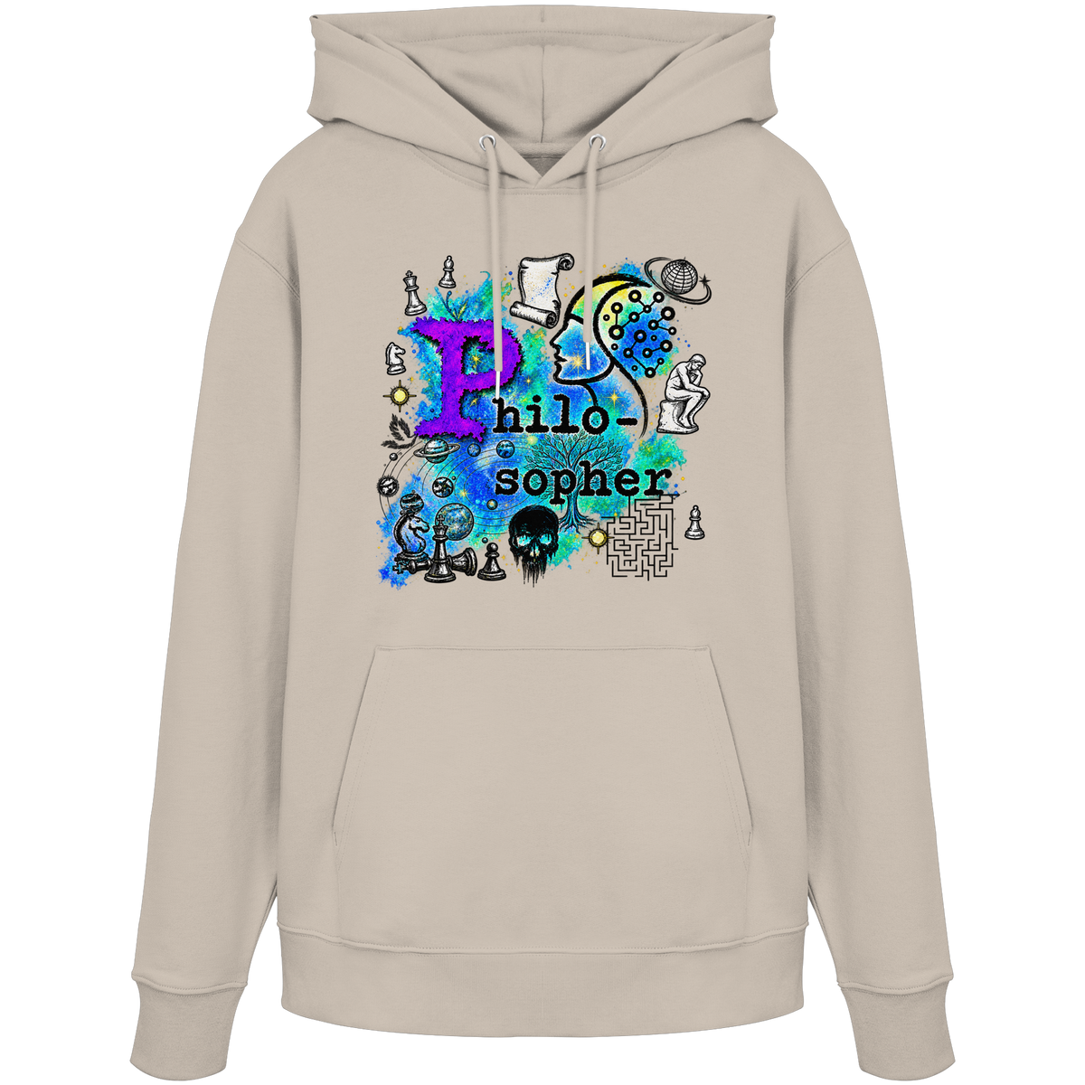 The Philosopher - Organic Hoodie