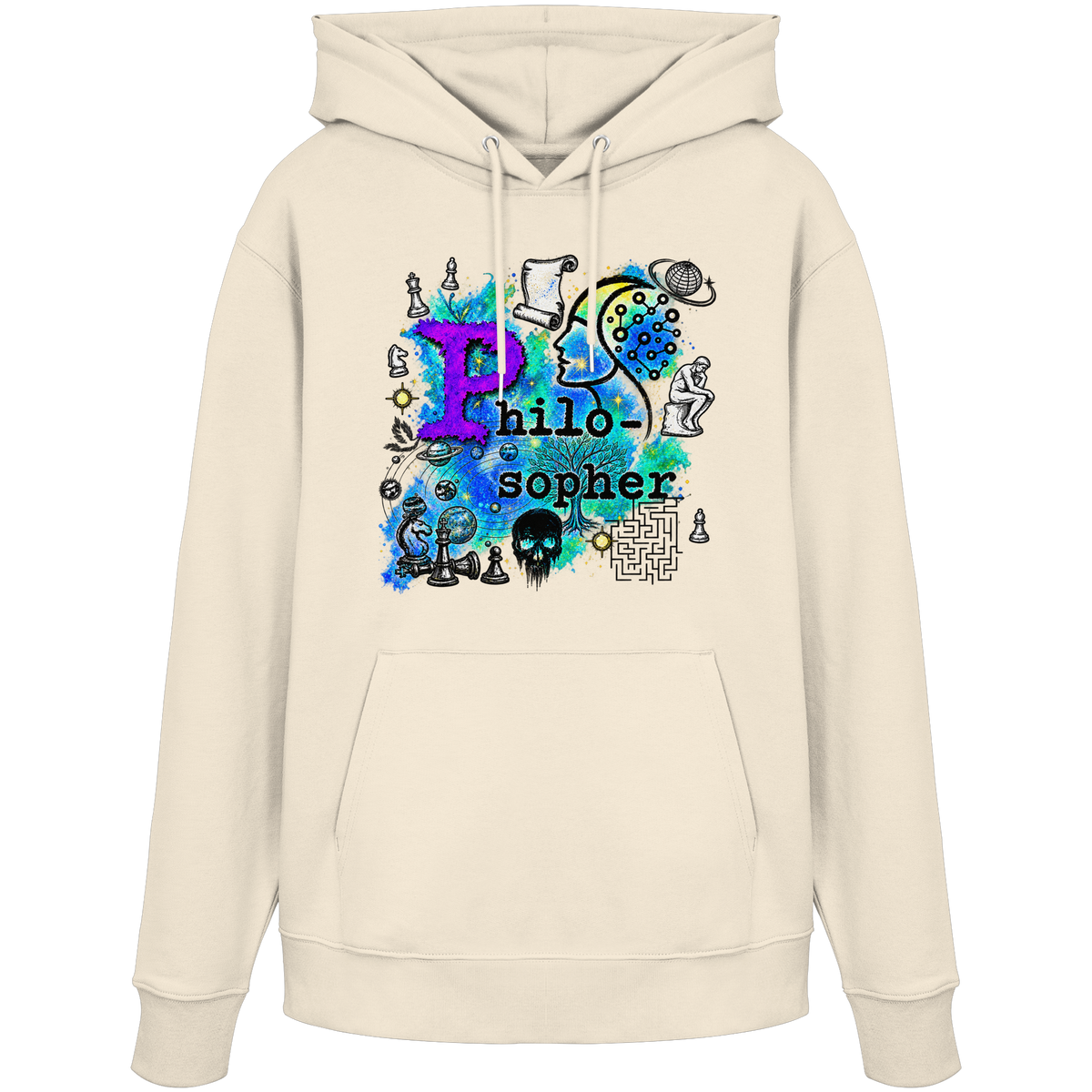 The Philosopher - Organic Hoodie