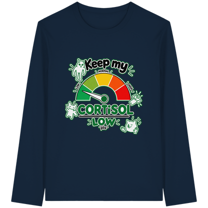 low CORTiSOL - Organic Longsleeve T-Shirt