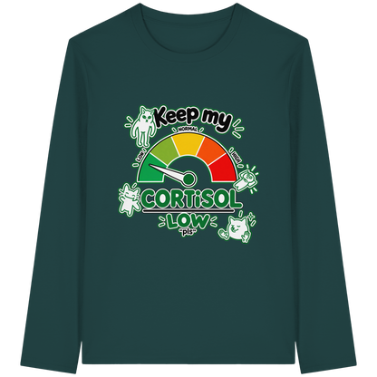 low CORTiSOL - Organic Longsleeve T-Shirt