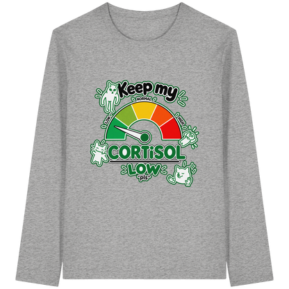 low CORTiSOL - Organic Longsleeve T-Shirt