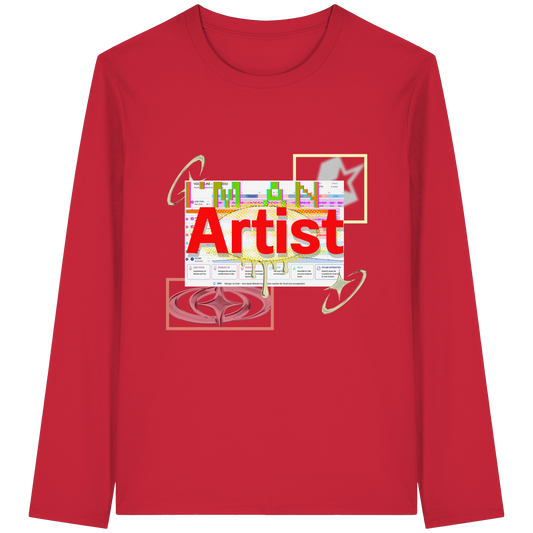 The Artist - Organic Longsleeve T-Shirt