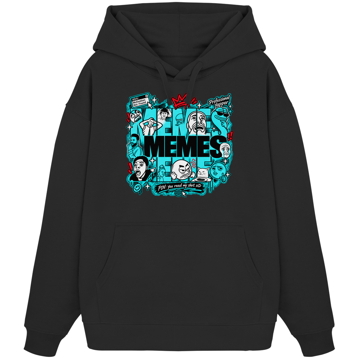 The Meme - Organic Oversize Hoodie