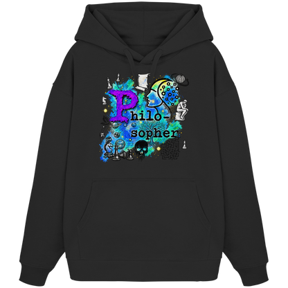 The Philosopher - Organic Oversize Hoodie