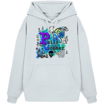 The Philosopher - Organic Oversize Hoodie