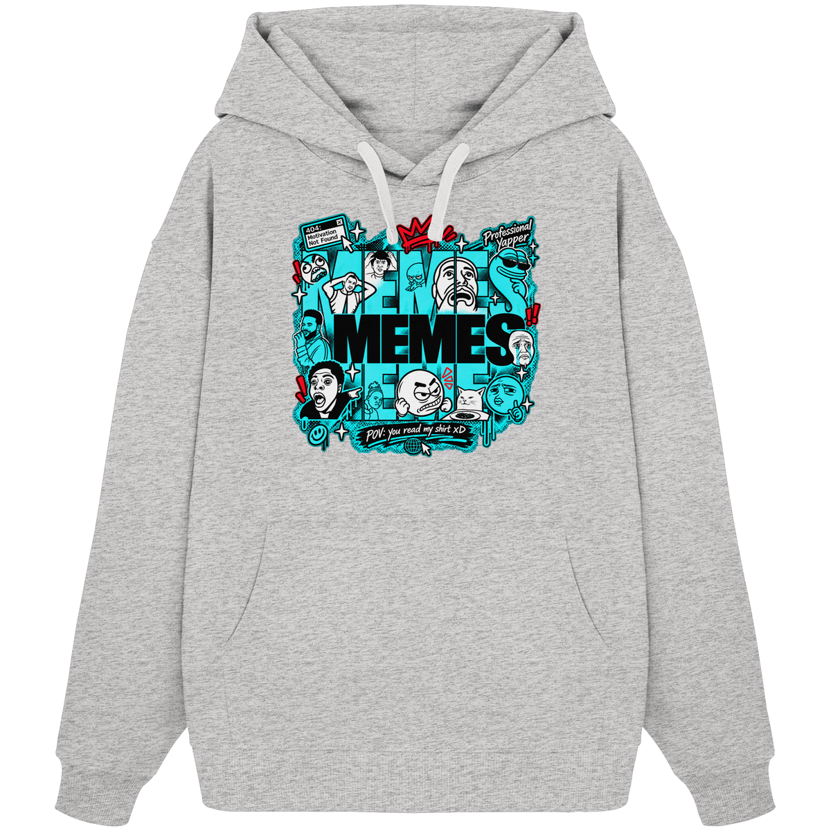 The Meme - Organic Oversize Hoodie