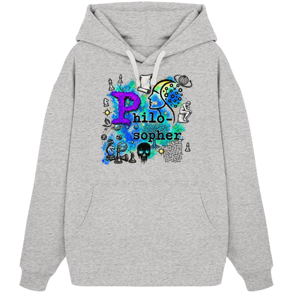 The Philosopher - Organic Oversize Hoodie