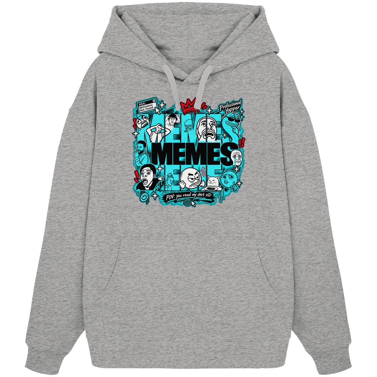 The Meme - Organic Oversize Hoodie