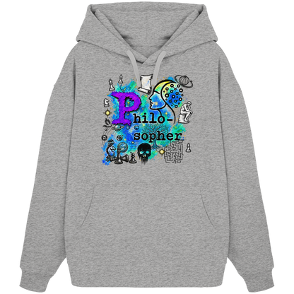The Philosopher - Organic Oversize Hoodie