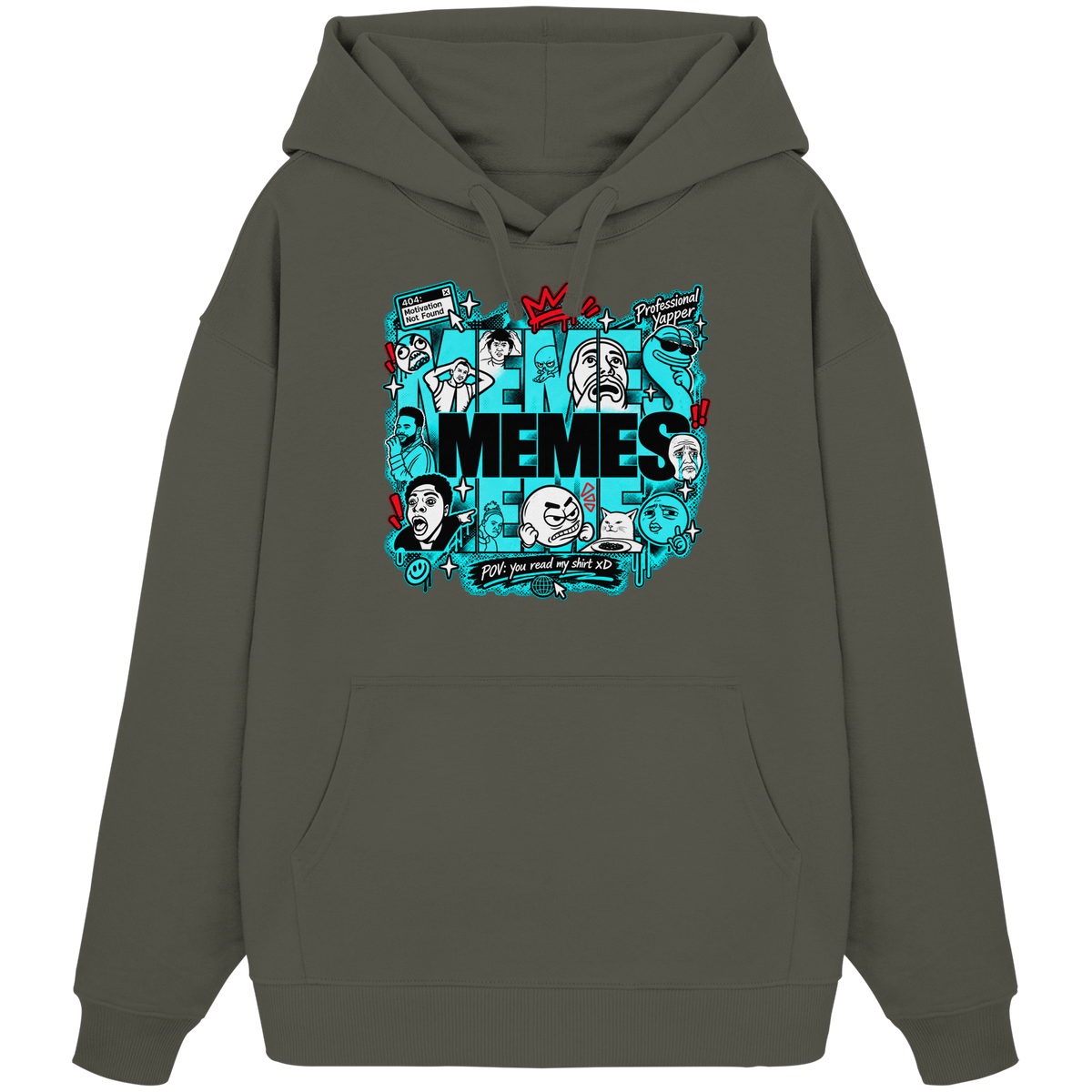 The Meme - Organic Oversize Hoodie