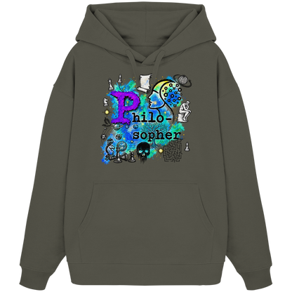 The Philosopher - Organic Oversize Hoodie
