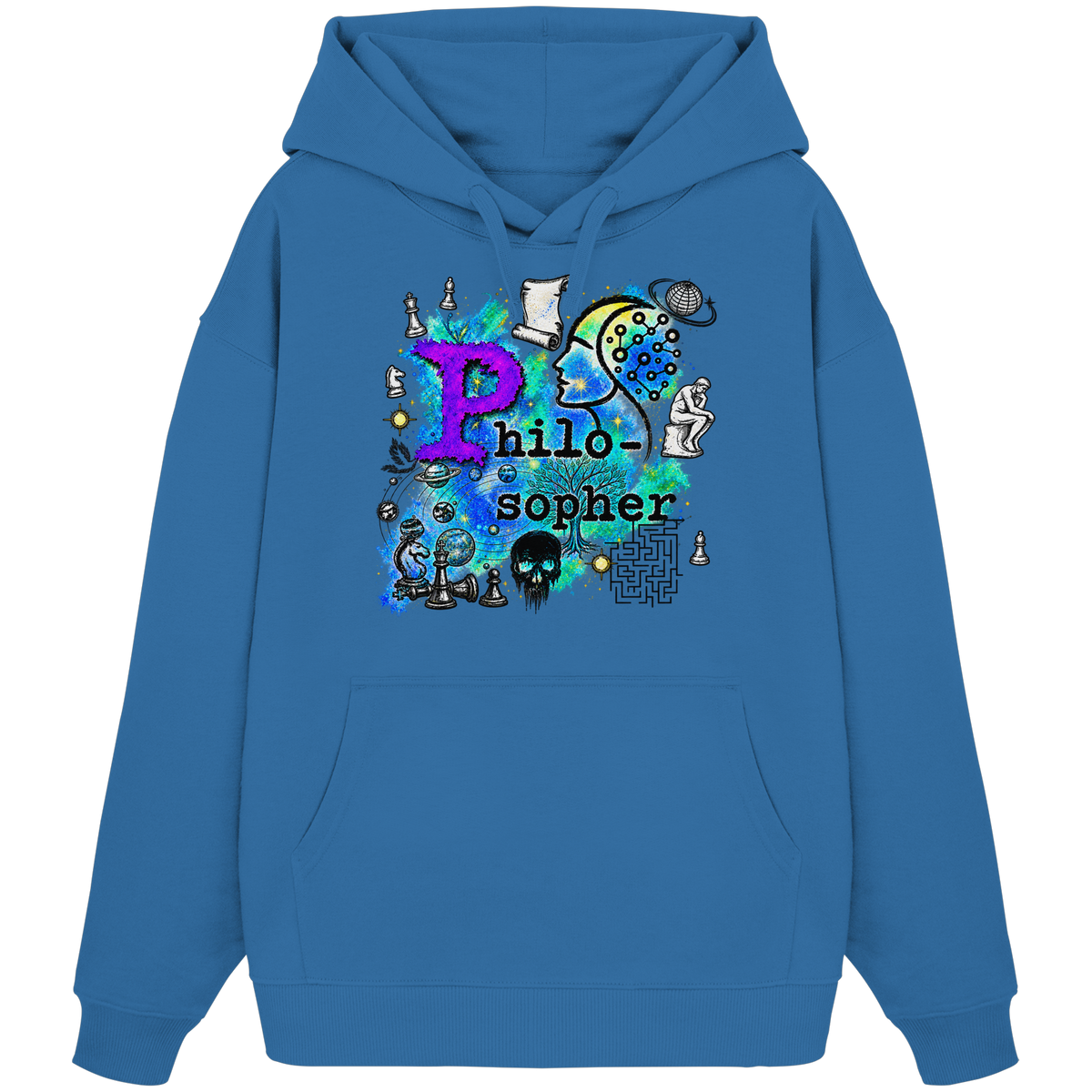 The Philosopher - Organic Oversize Hoodie