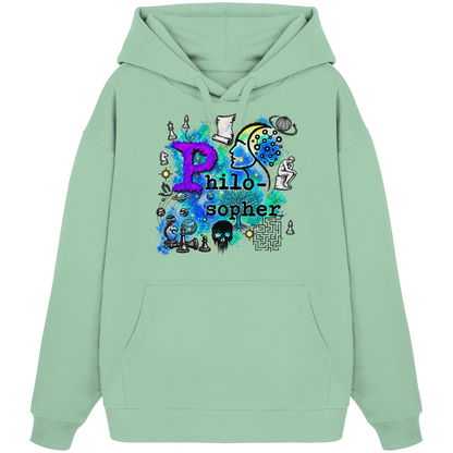 The Philosopher - Organic Oversize Hoodie
