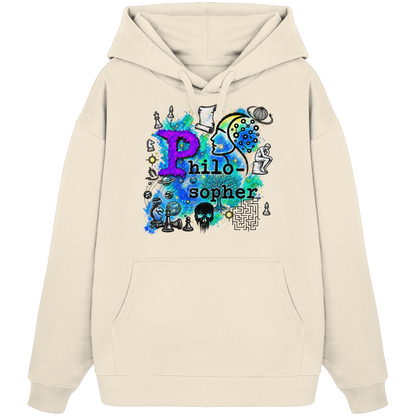 The Philosopher - Organic Oversize Hoodie