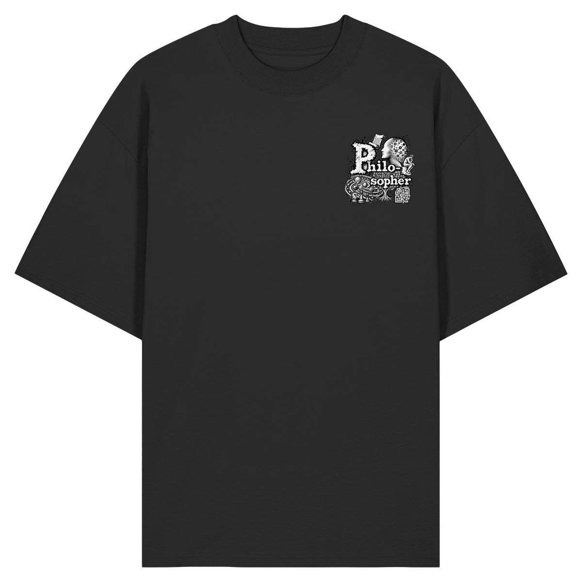 The Philosopher - Organic Oversize Shirt