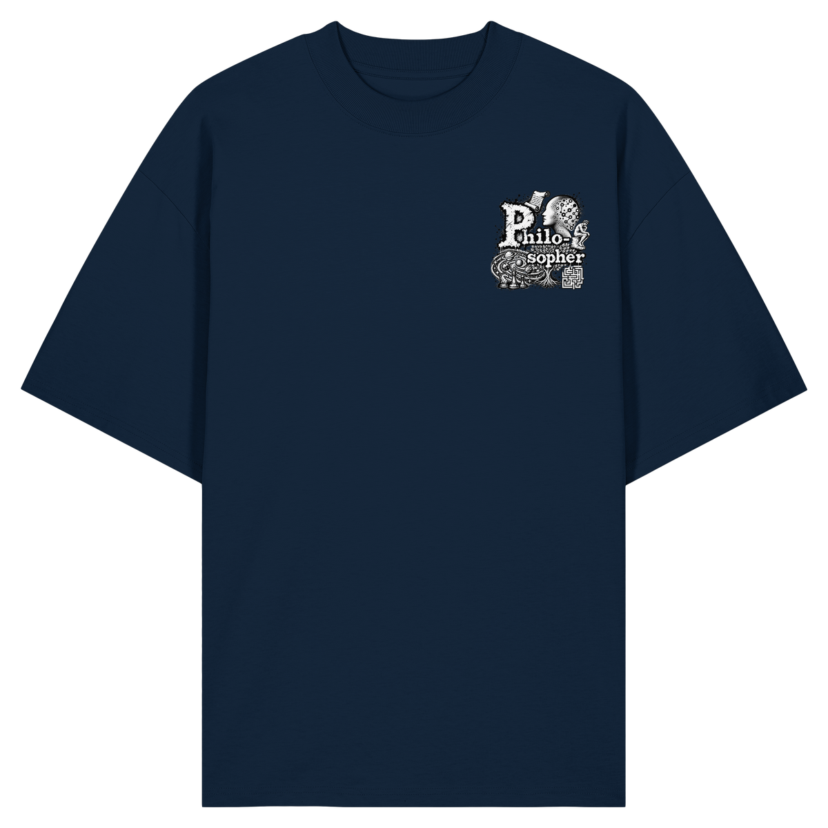 The Philosopher - Organic Oversize Shirt