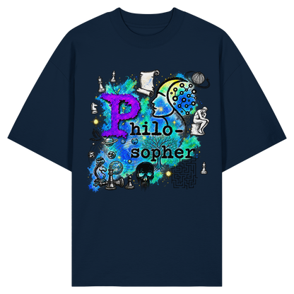 The Philosopher - Organic Oversize Shirt