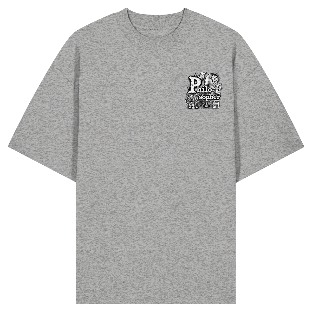 The Philosopher - Organic Oversize Shirt