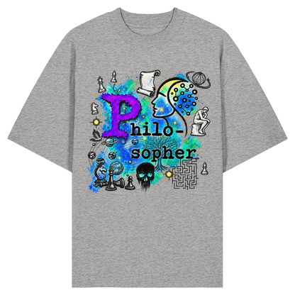 The Philosopher - Organic Oversize Shirt