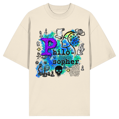 The Philosopher - Organic Oversize Shirt