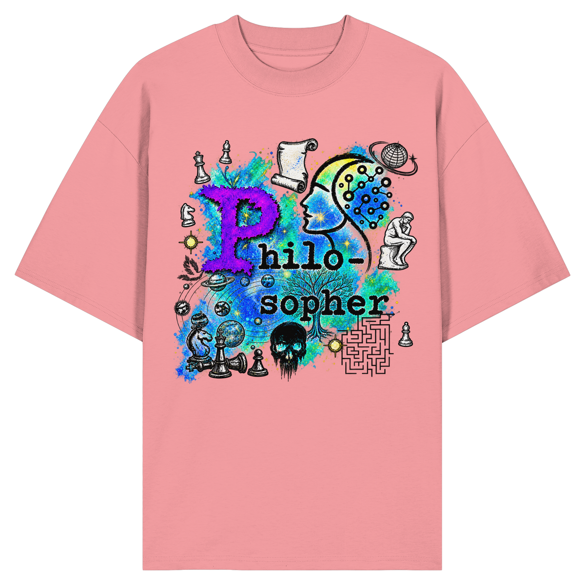 The Philosopher - Organic Oversize Shirt