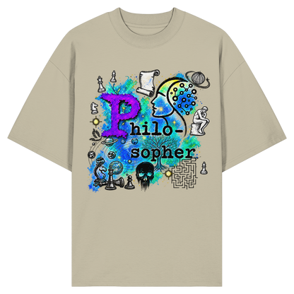 The Philosopher - Organic Oversize Shirt