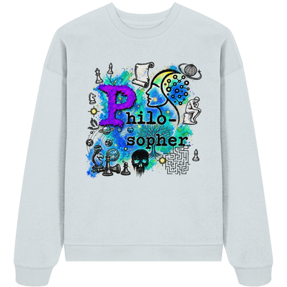 The Philosopher - Organic Oversize Sweatshirt