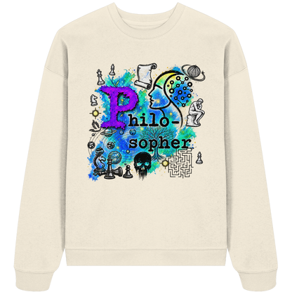 The Philosopher - Organic Oversize Sweatshirt
