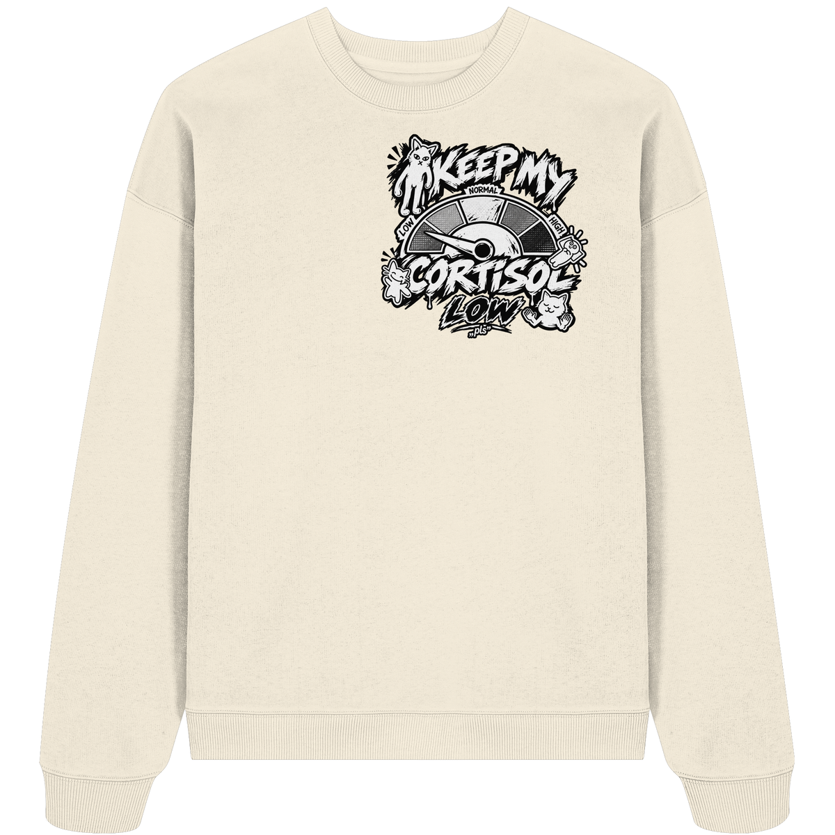 low CORTiSOL - Organic Oversize Sweatshirt