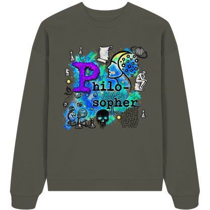 The Philosopher - Organic Oversize Sweatshirt