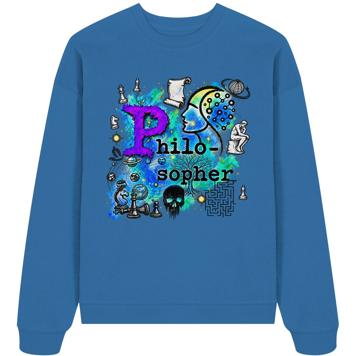 The Philosopher - Organic Oversize Sweatshirt