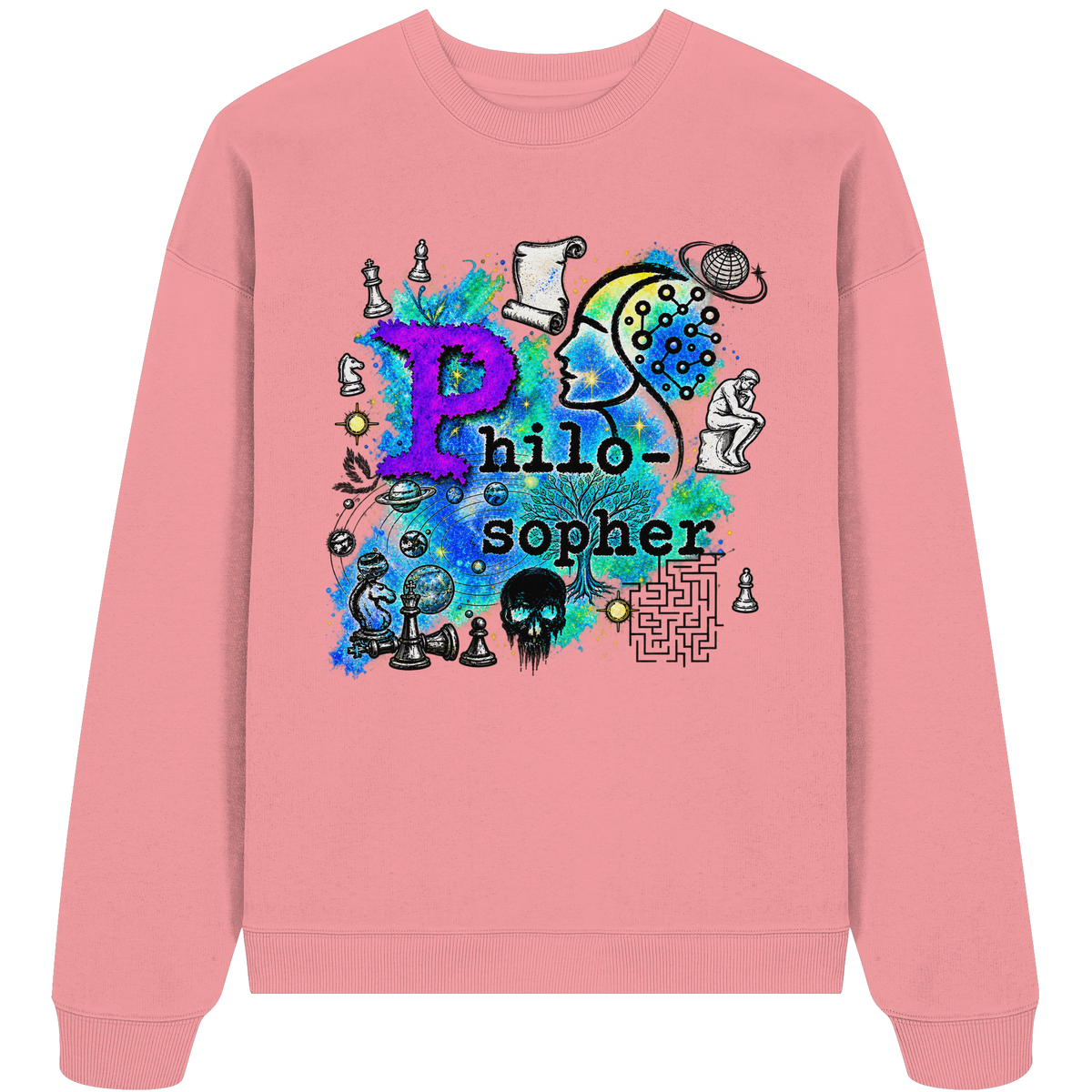 The Philosopher - Organic Oversize Sweatshirt