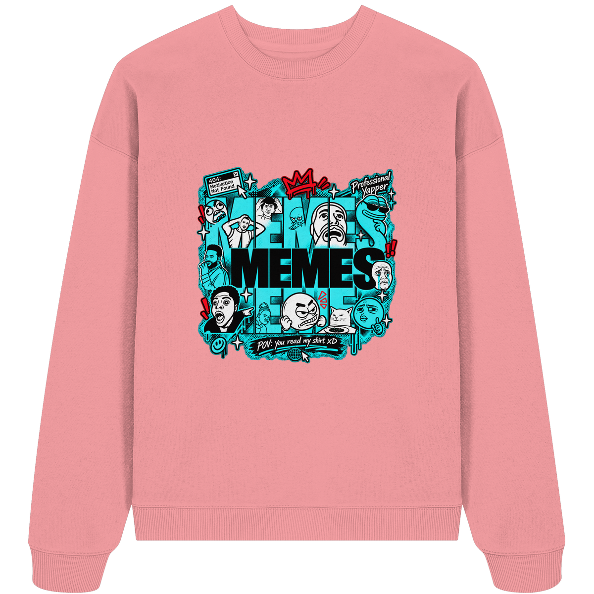 The Meme - Organic Oversize Sweatshirt
