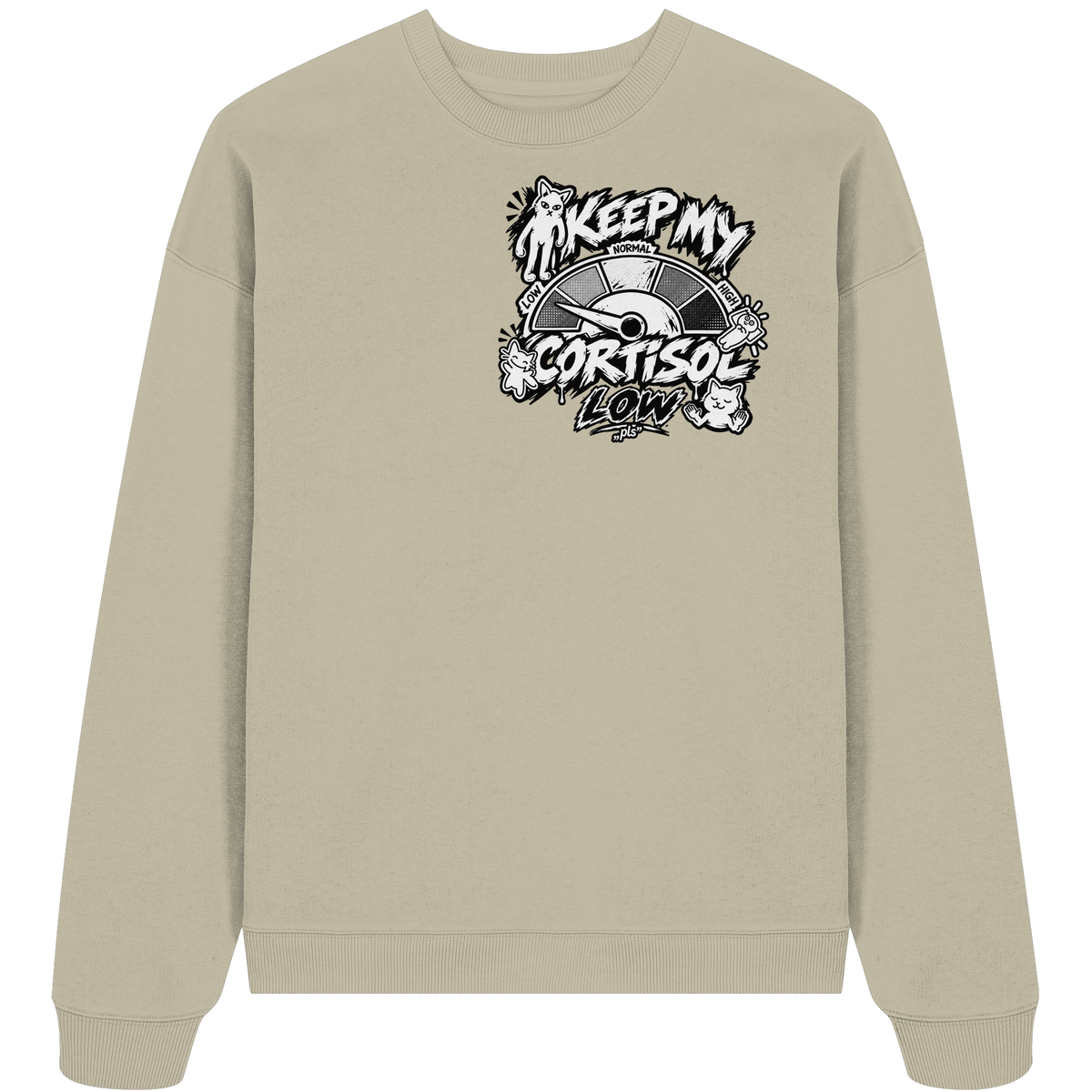 low CORTiSOL - Organic Oversize Sweatshirt