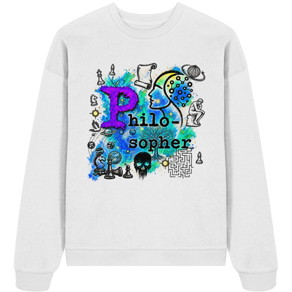 The Philosopher - Organic Oversize Sweatshirt