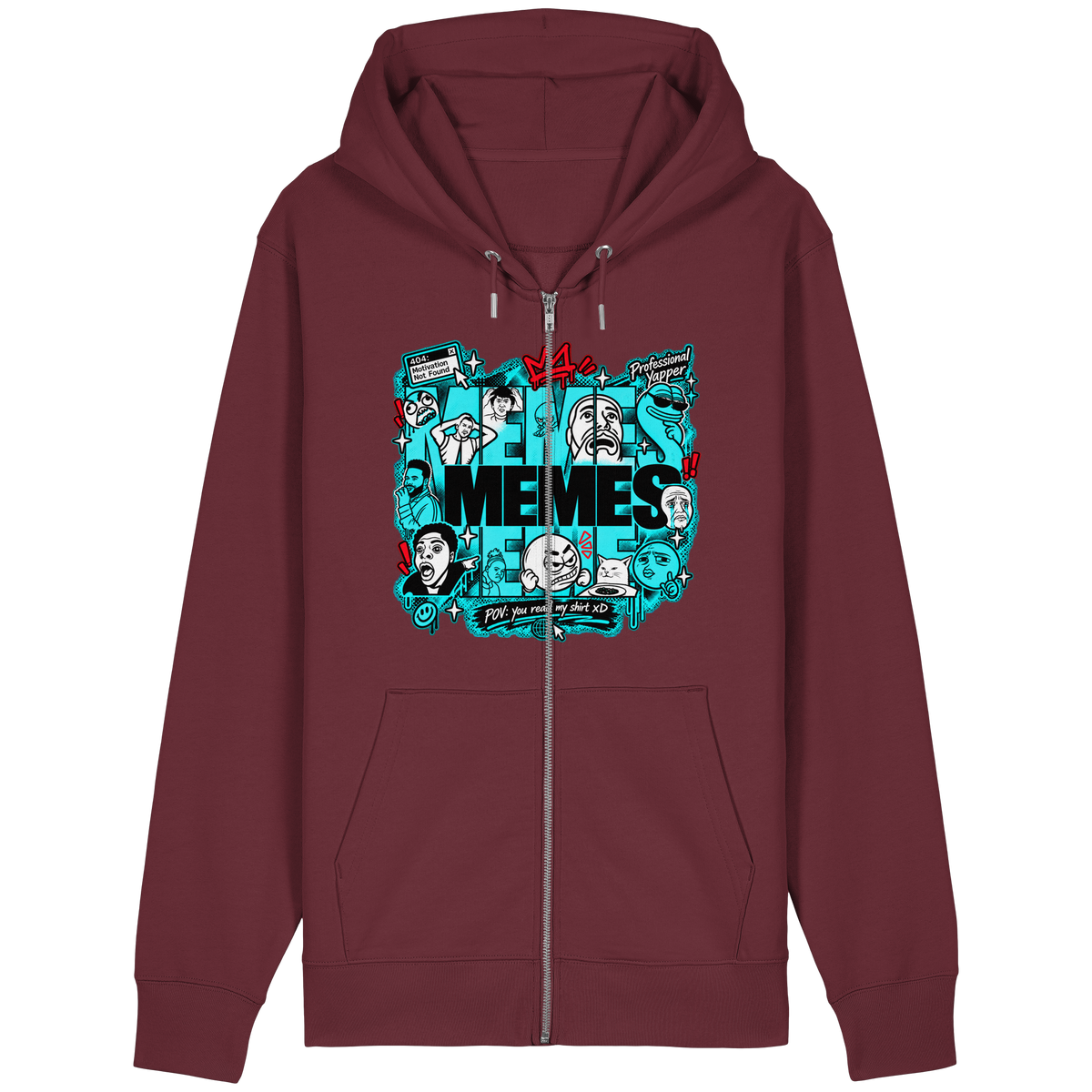 The Meme - Organic Relaxed Zipper