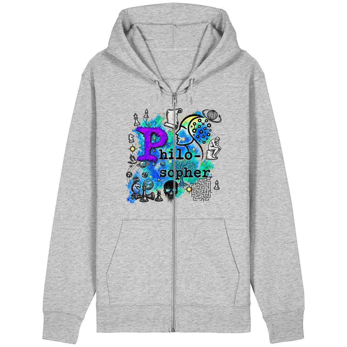 The Philosopher - Organic Relaxed Zipper
