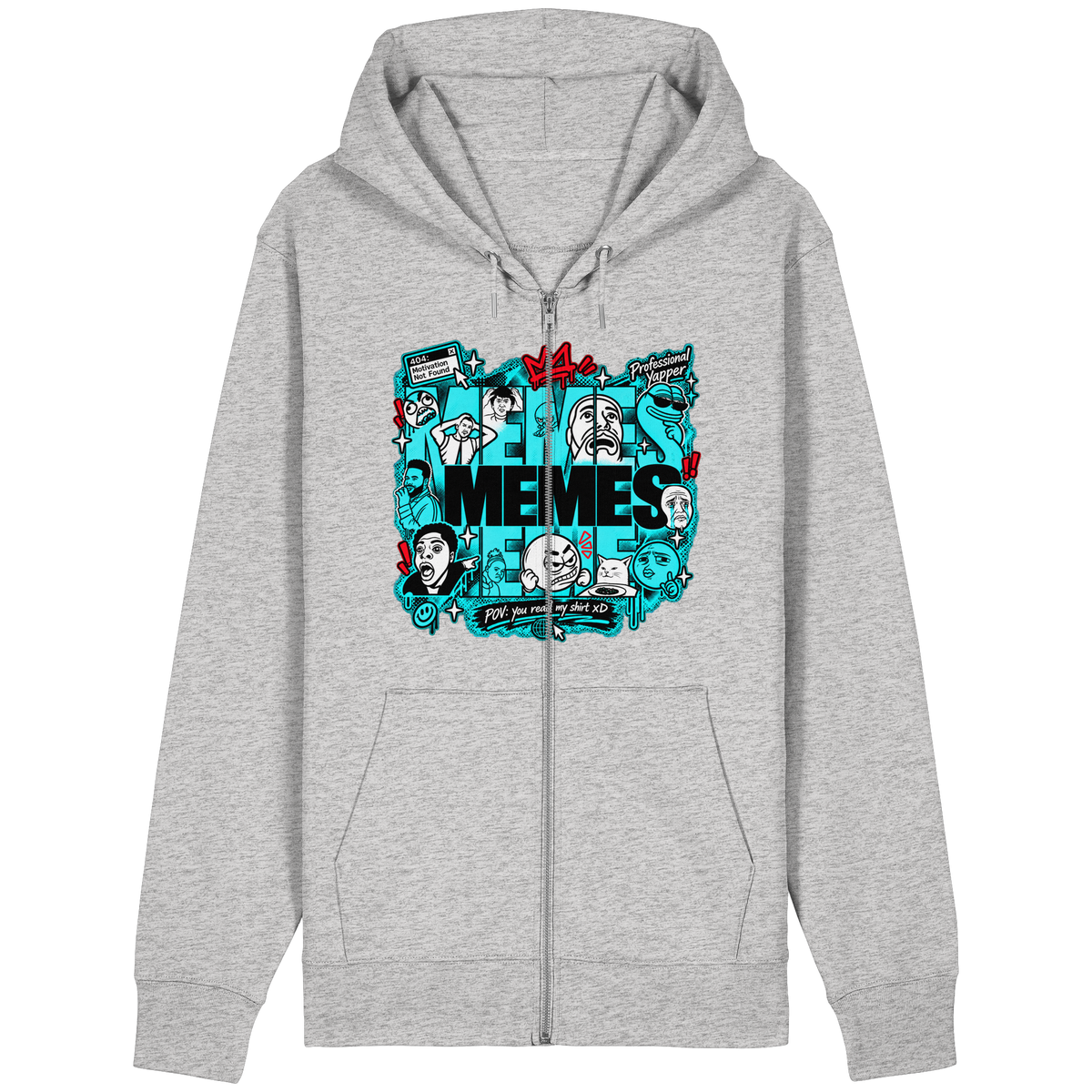 The Meme - Organic Relaxed Zipper