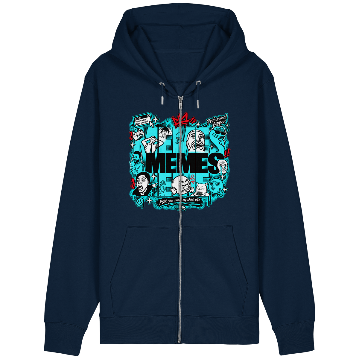 The Meme - Organic Relaxed Zipper