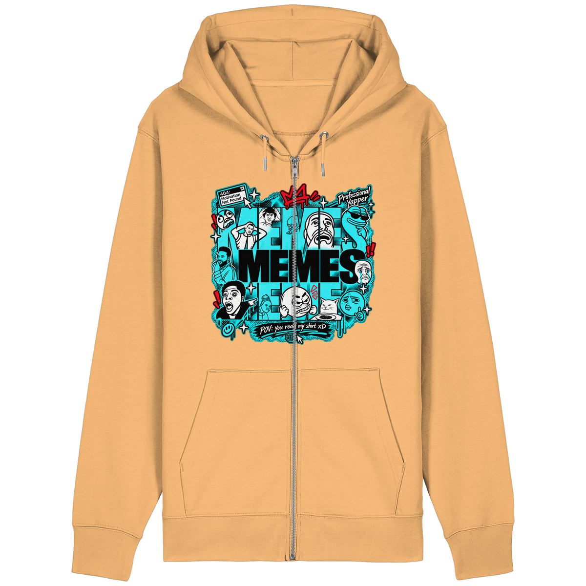 The Meme - Organic Relaxed Zipper