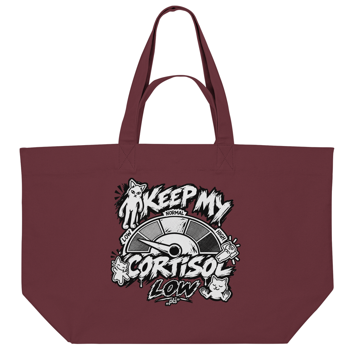 low CORTiSOL - Organic Shopping-Bag