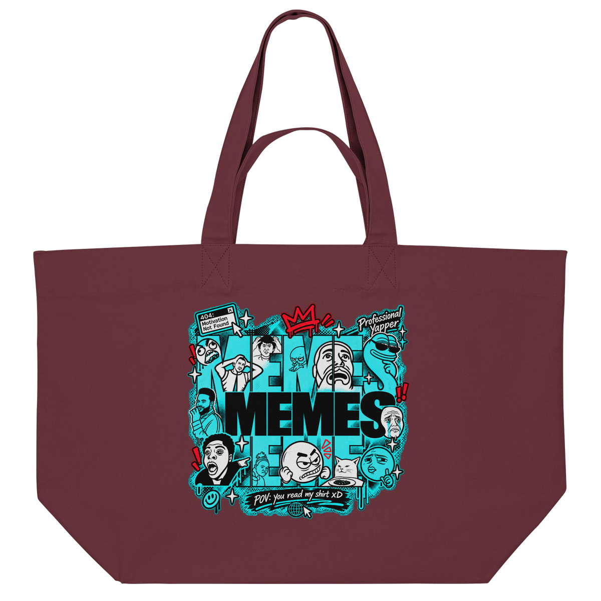 The Meme - Organic Shopping-Bag